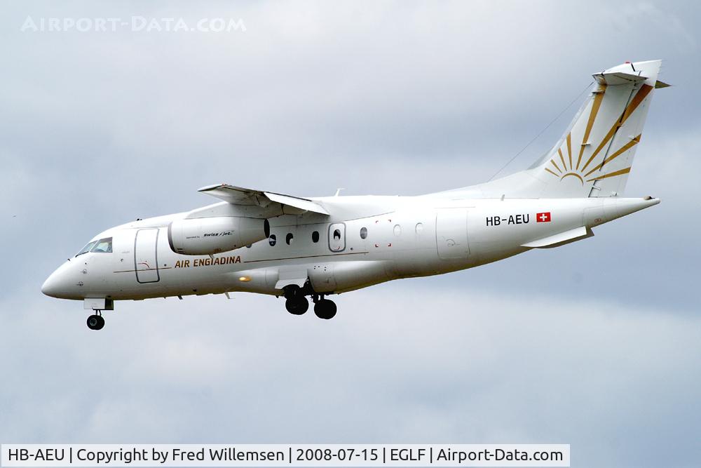 HB-AEU, 2002 Fairchild Dornier 328-300 328JET C/N 3199, AirEngiadina