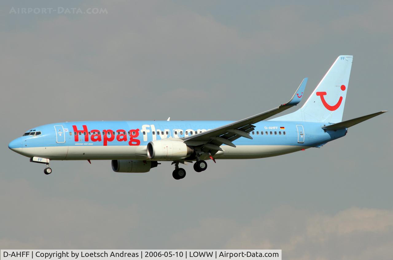 D-AHFF, 1998 Boeing 737-8K5 C/N 27980, Hapag Fly