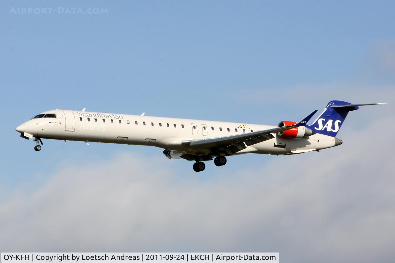OY-KFH, 2009 Bombardier CRJ-900 (CL-600-2D24) C/N 15240, SAS Canadair
