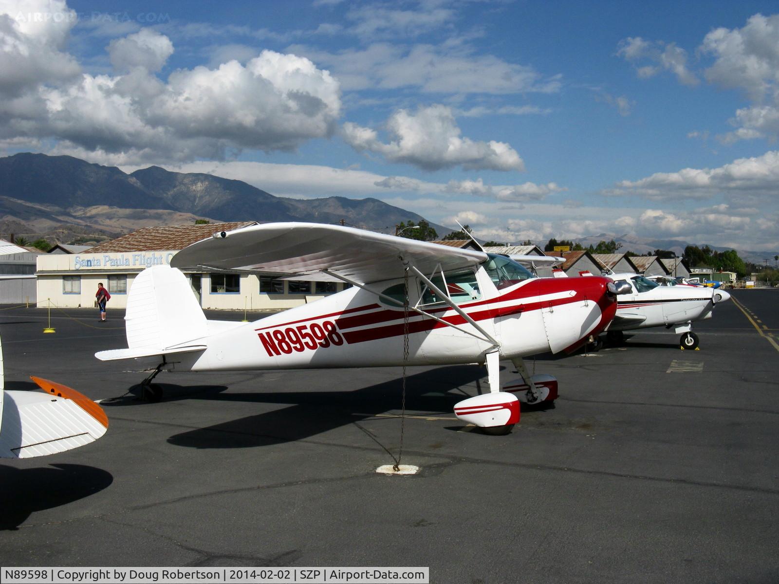 N89598, 1946 Cessna 120 C/N 8642, 1946 Cessna 120, Continental C85 85 Hp, common side windows mod ala C140