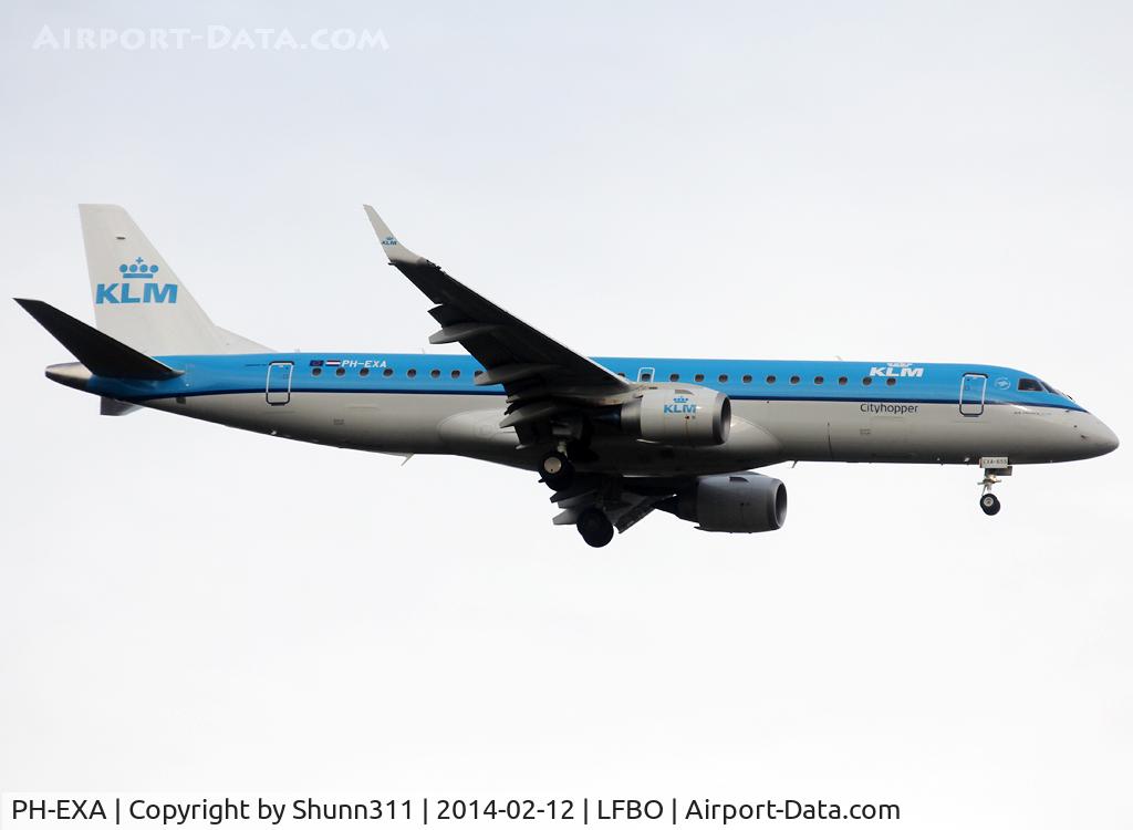 PH-EXA, 2013 Embraer 190LR (ERJ-190-100LR) C/N 19000655, Landing rwy 14L