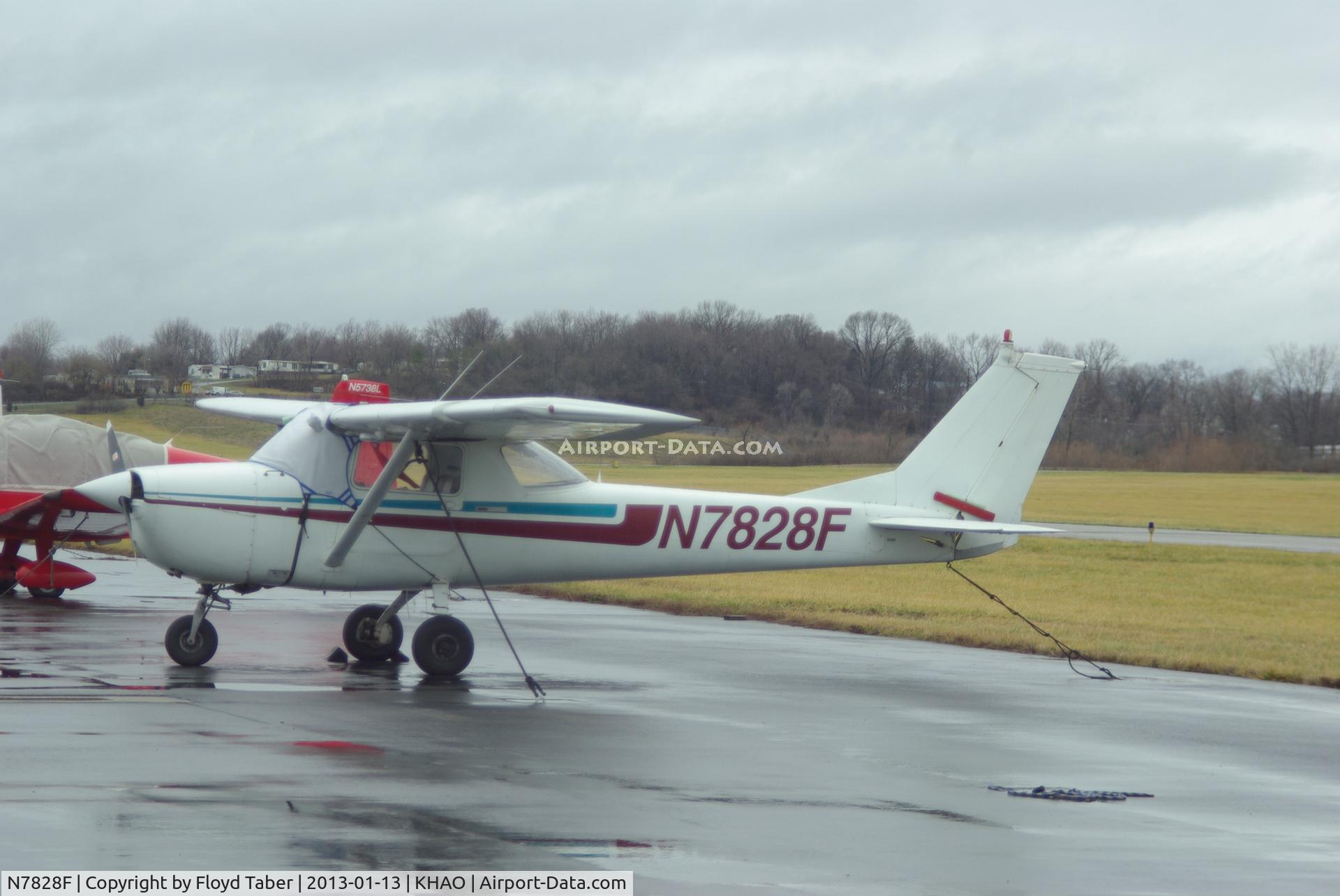 N7828F, 1966 Cessna 150F C/N 15063928, On the ramp