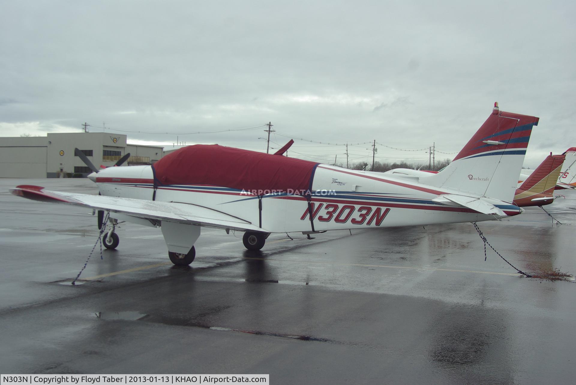 N303N, 1981 Beech A36 Bonanza 36 C/N E-1880, Sitting on the ramp