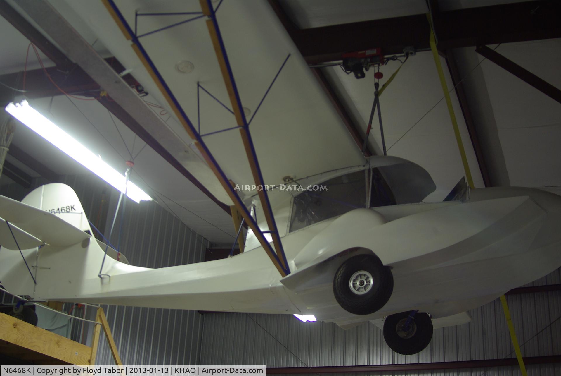 N6468K, 2004 Avid Amphibian C/N 137AB, Hanging in the hangar