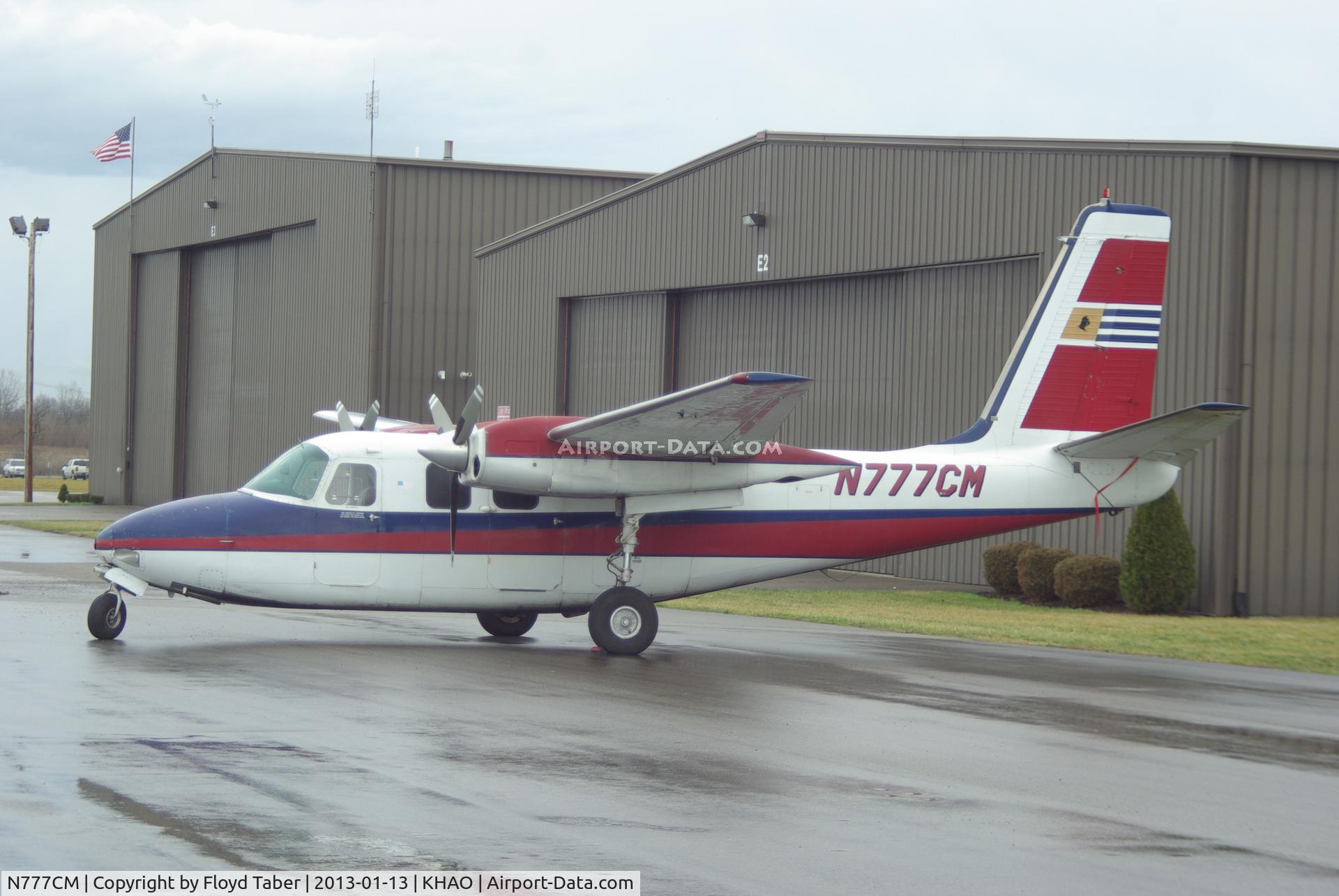 N777CM, Aero Commander 500-B C/N 500B-1179-92, Sitting on the ramp