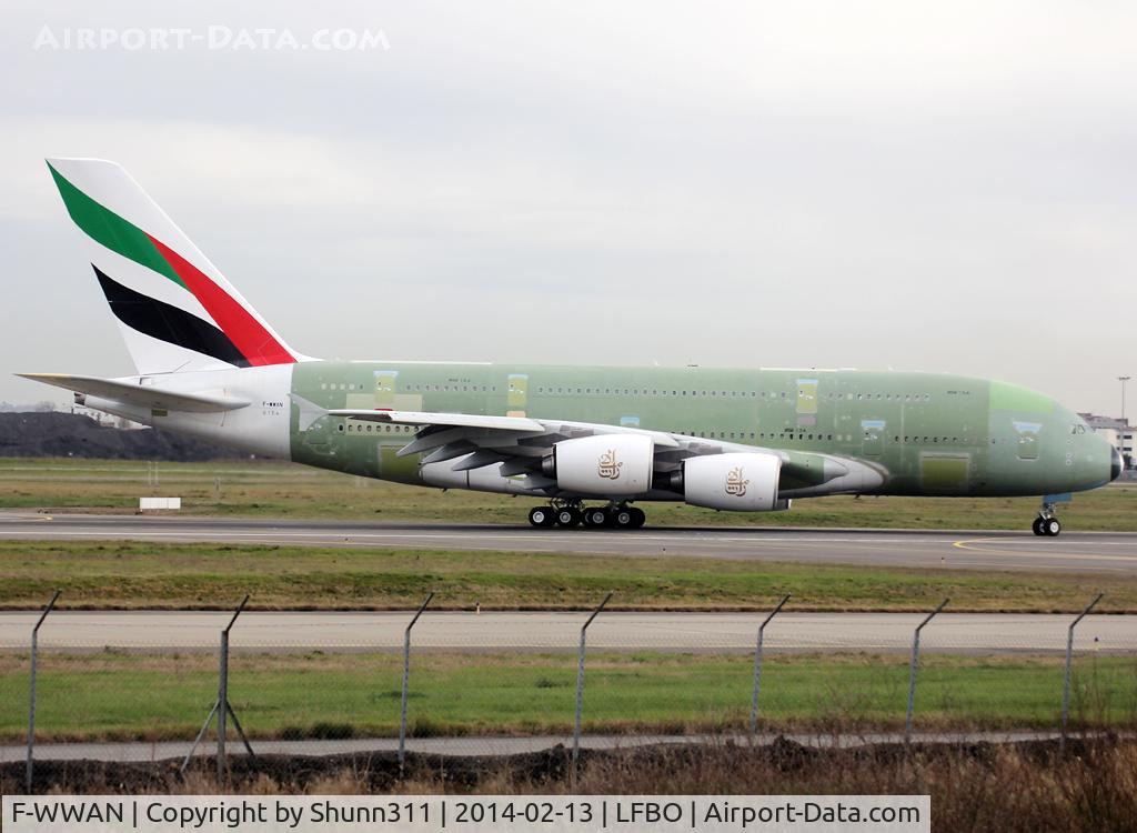 F-WWAN, 2014 Airbus A380-861 C/N 154, C/n 0154 - For Emirates as A6-EEX