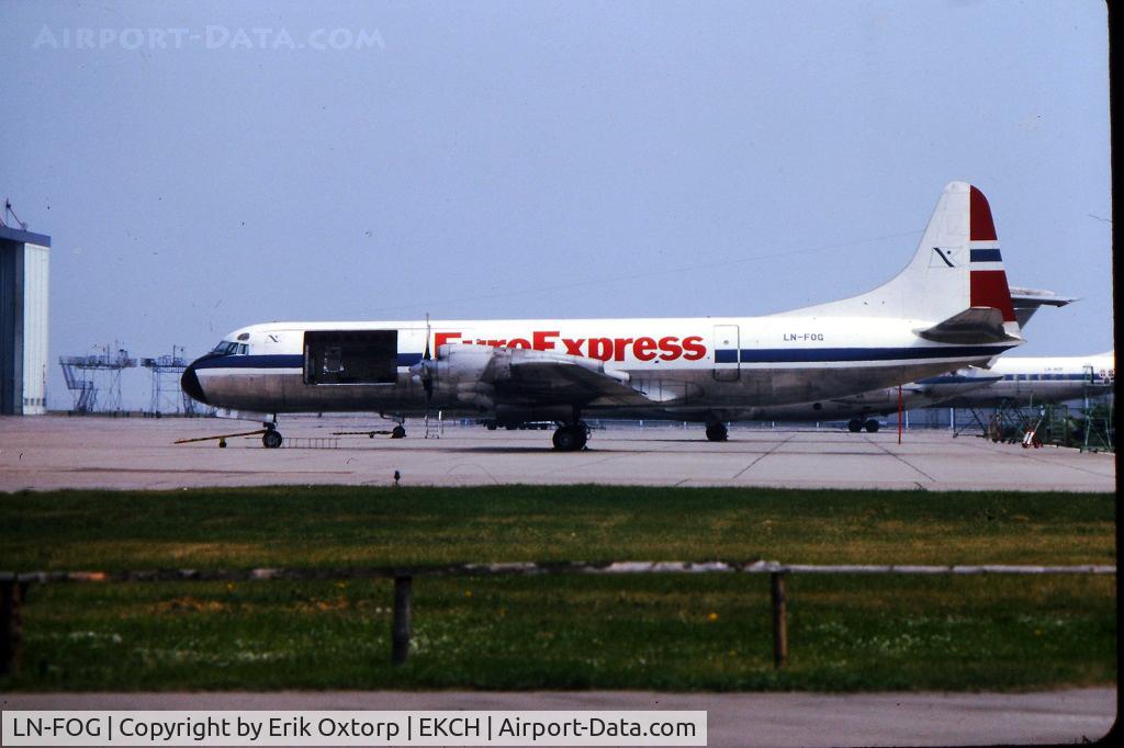 LN-FOG, 1961 Lockheed L-188A(F) Electra C/N 1143, LN-FOG in CPH