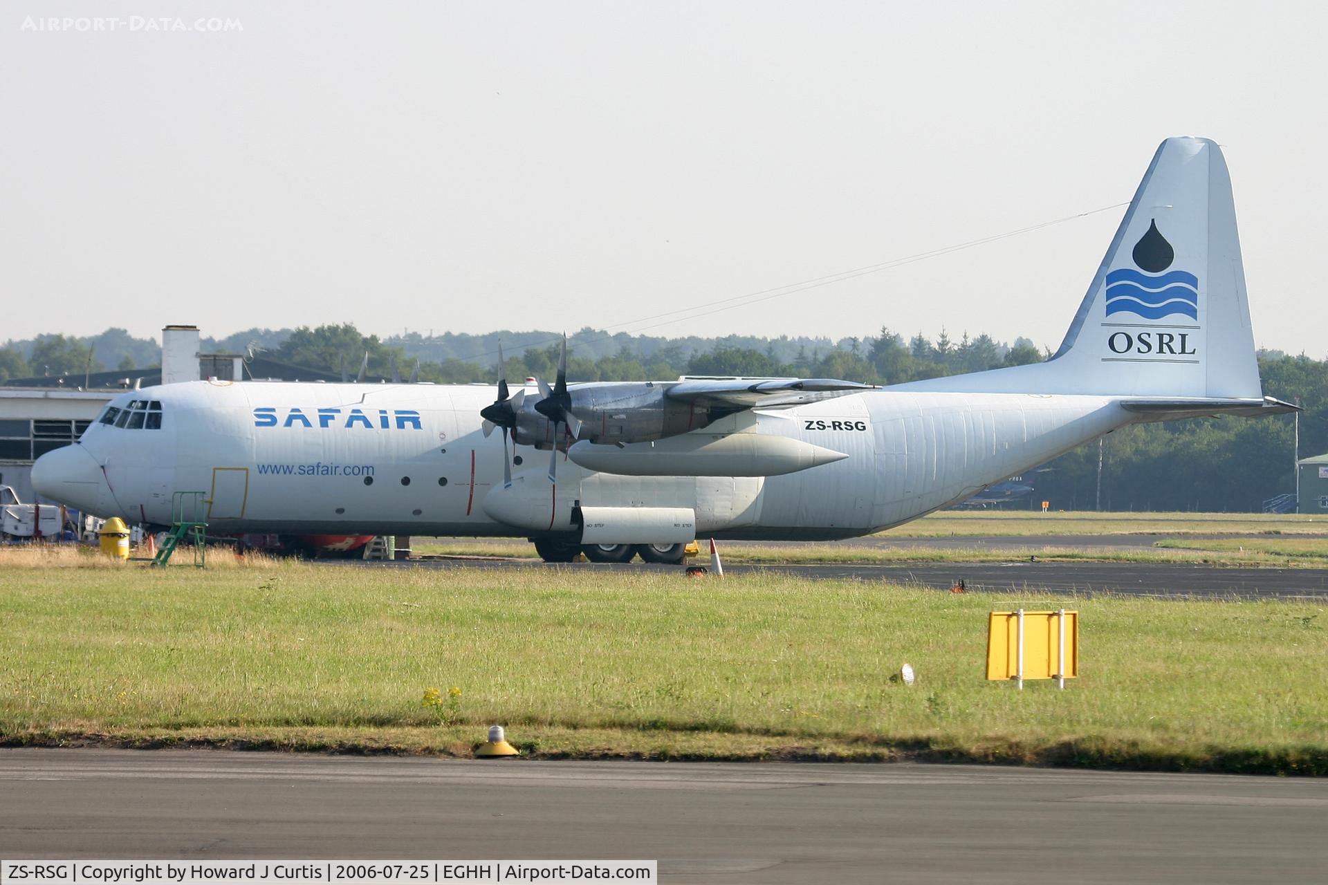 ZS-RSG, 1974 Lockheed L-100-30 Hercules (L-382) C/N 382-4565, Safair.