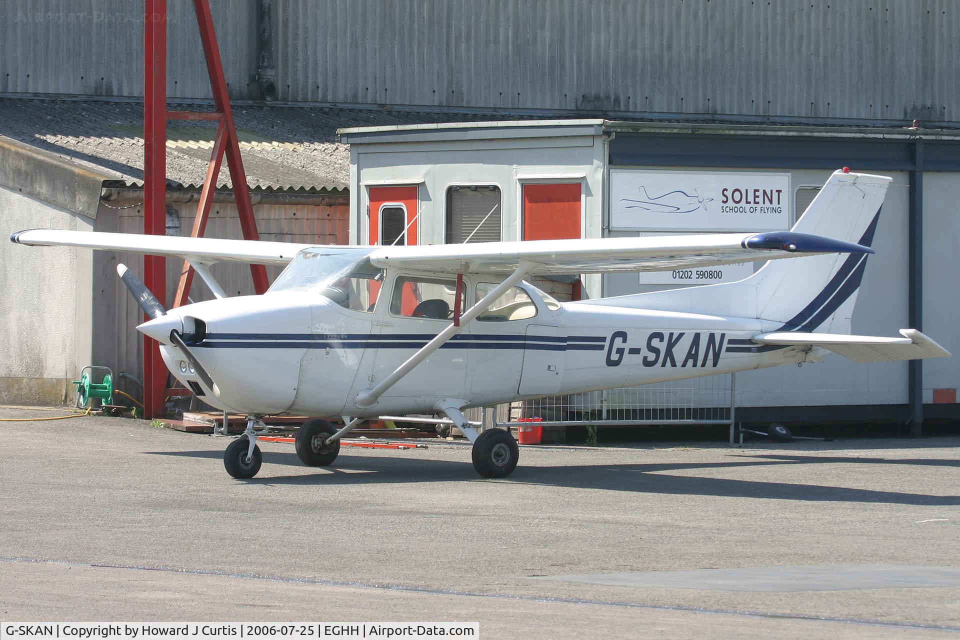 G-SKAN, 1974 Reims Cessna F172M Skyhawk C/N 1120, At the BHL apron.