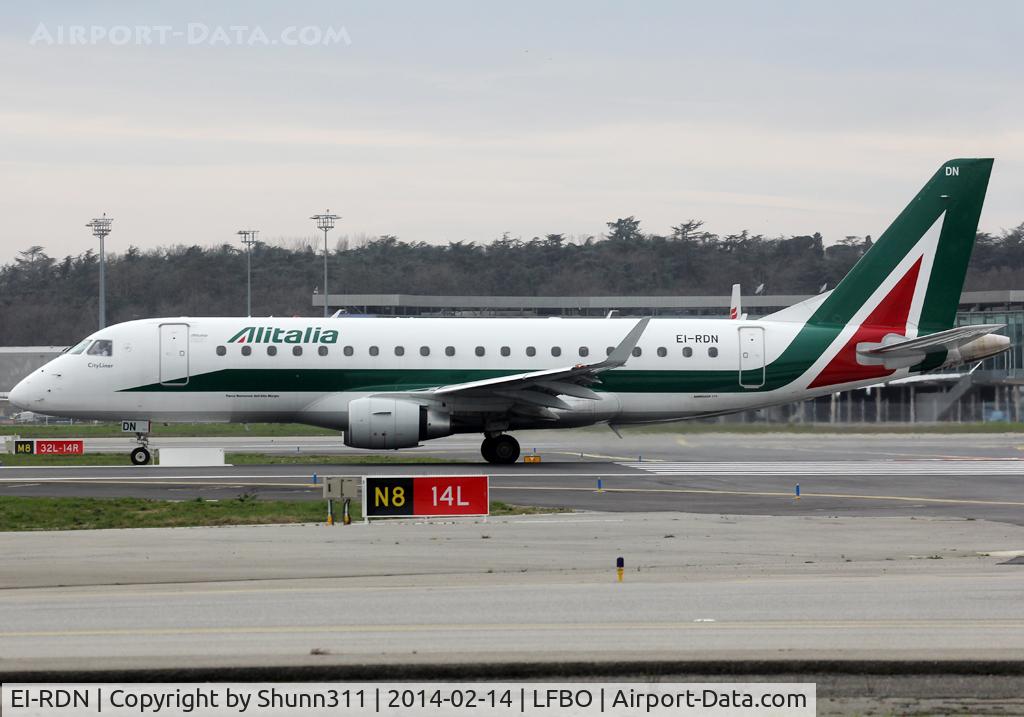 EI-RDN, 2012 Embraer 175LR (ERJ-170-200LR) C/N 17000347, Ready for take off rwy 14L