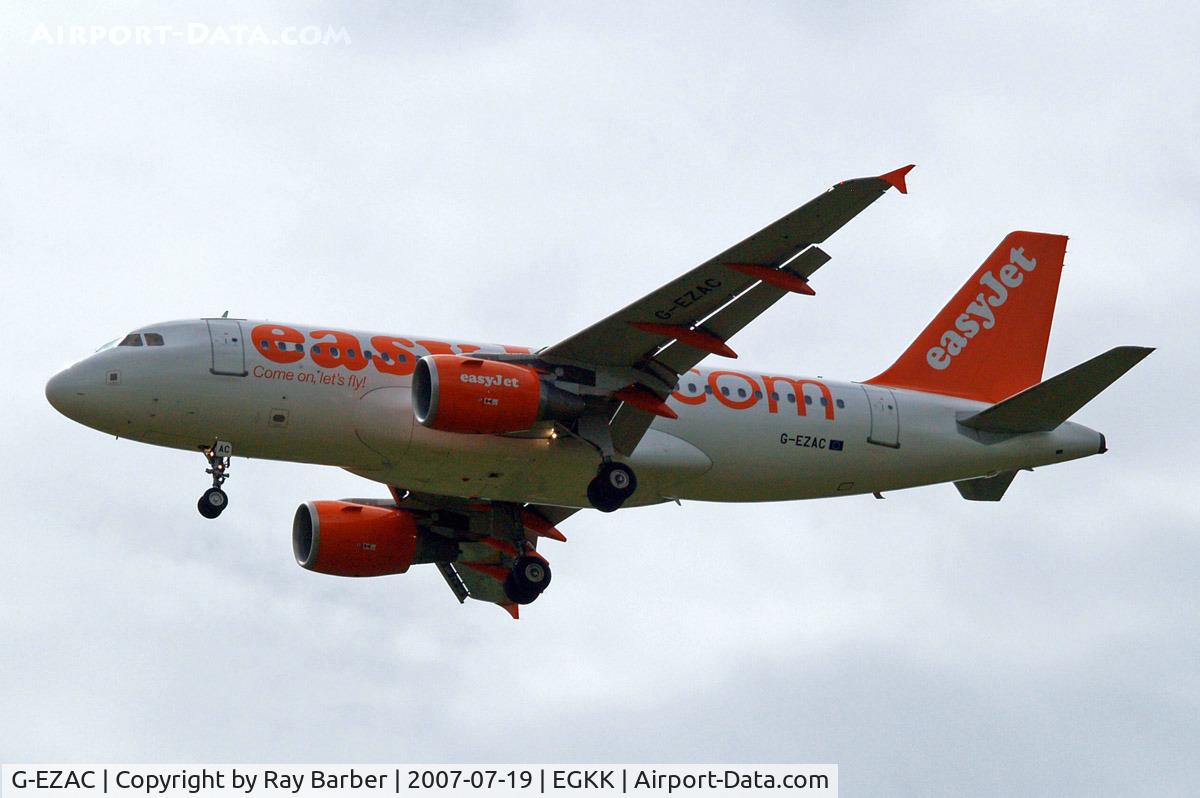 G-EZAC, 2006 Airbus A319-111 C/N 2691, Airbus A319-111 [2691] (EasyJet) Gatwick~G 19/07/2007