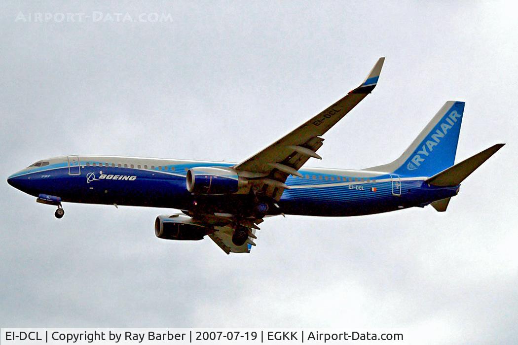 EI-DCL, 2004 Boeing 737-8AS C/N 33806, Boeing 737-8AS [33806] (Ryanair) Gatwick~G 19/07/2007