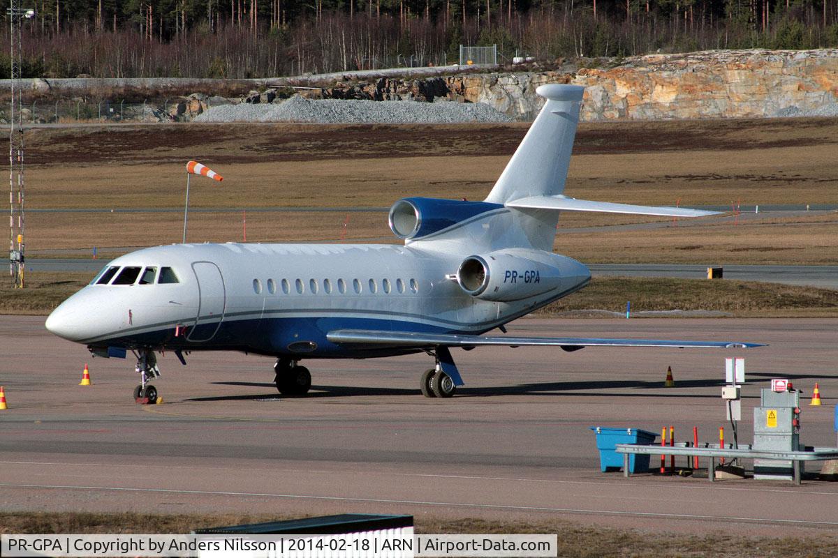 PR-GPA, 2000 Dassault Falcon 900EX C/N 82, Parked at ramp K.