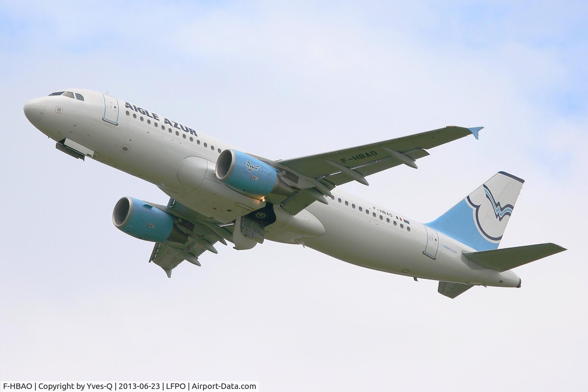 F-HBAO, 2011 Airbus A320-214 C/N 4589, Airbus A320-214, Take off Rwy 24, Paris-Orly Airport (LFPO-ORY)