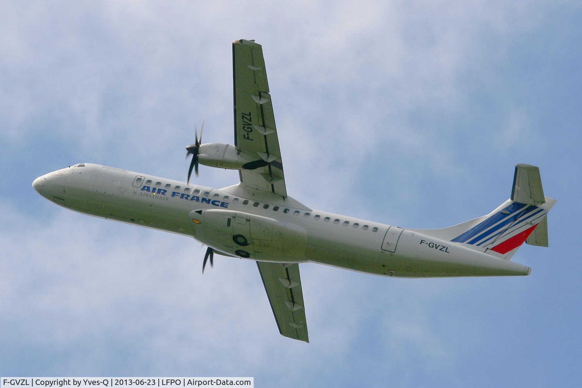F-GVZL, 1998 ATR 72-212A C/N 553, ATR 72-212A, Take off Rwy 24, Paris-Orly Airport (LFPO-ORY)