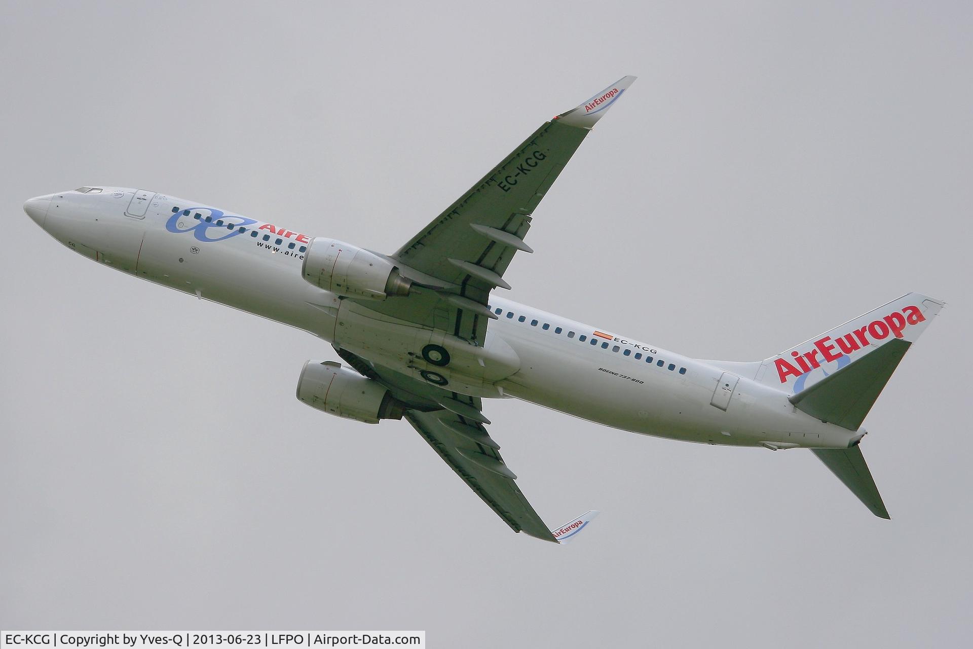 EC-KCG, 2007 Boeing 737-85P C/N 33981, Boeing 737-85P, Take off Rwy 24, Paris-Orly Airport (LFPO-ORY)