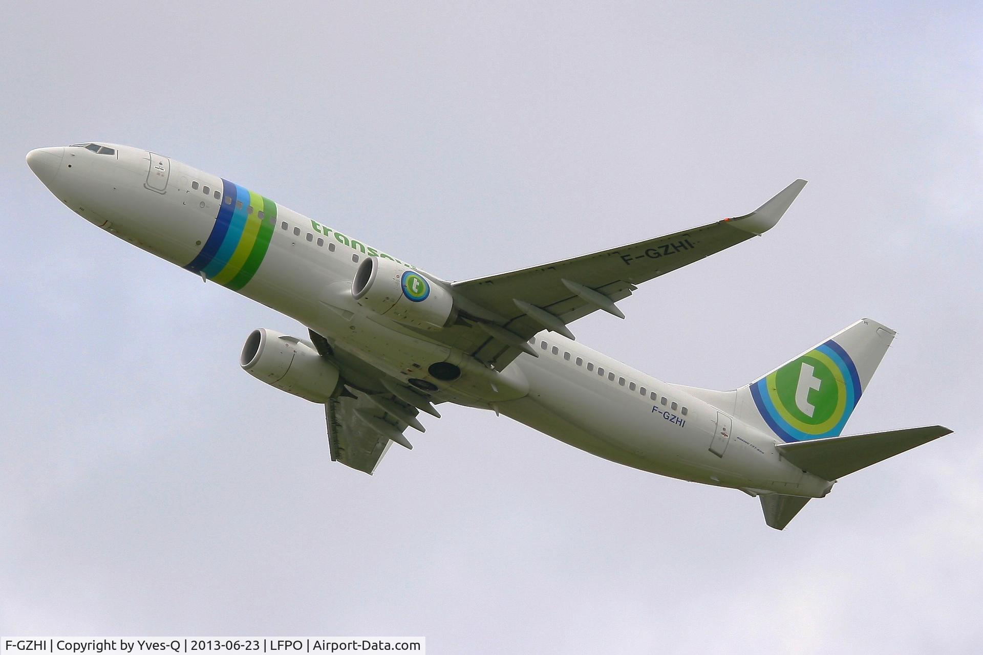 F-GZHI, 2013 Boeing 737-86J C/N 36120, Boeing 737-86J (WL), Take off Rwy 24, Paris-Orly Airport (LFPO-ORY)