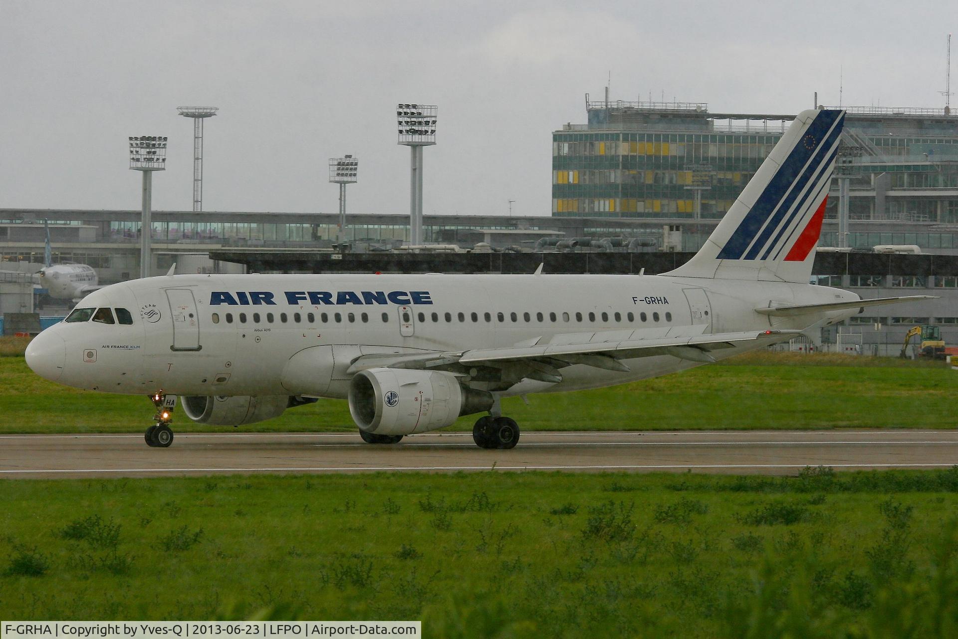 F-GRHA, 1999 Airbus A319-111 C/N 938, Airbus A319-111, Landing Rwy 26, Paris-Orly Airport (LFPO-ORY)