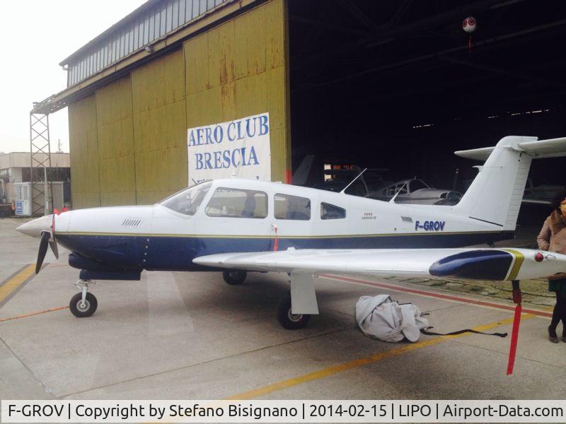 F-GROV, Piper PA-28RT-201T Arrow IV C/N 28R8131009, LIPO (Brescia Montichiari)