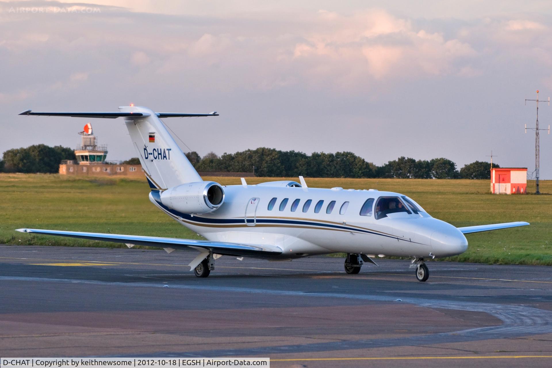 D-CHAT, 2008 Cessna 525B CitationJet CJ3 C/N 525B-0255, Evening visitor !