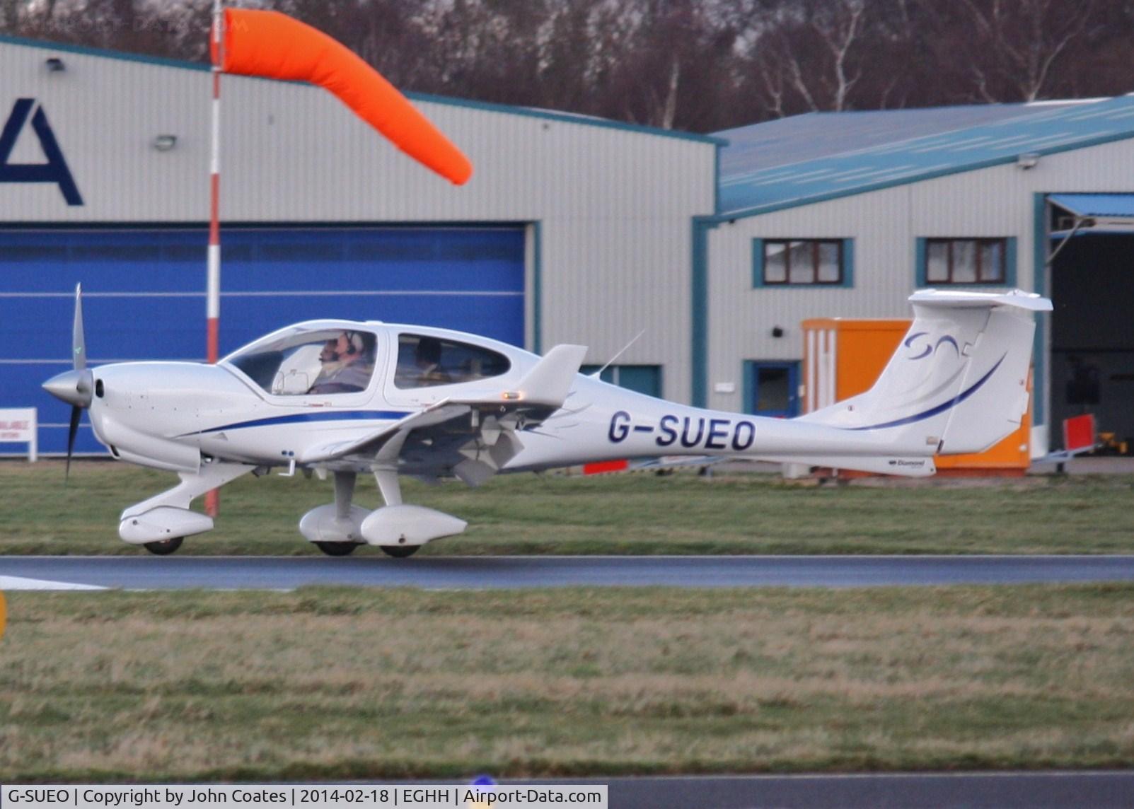 G-SUEO, 2008 Diamond DA-40 Diamond Star C/N D4.354, Touchdown 26