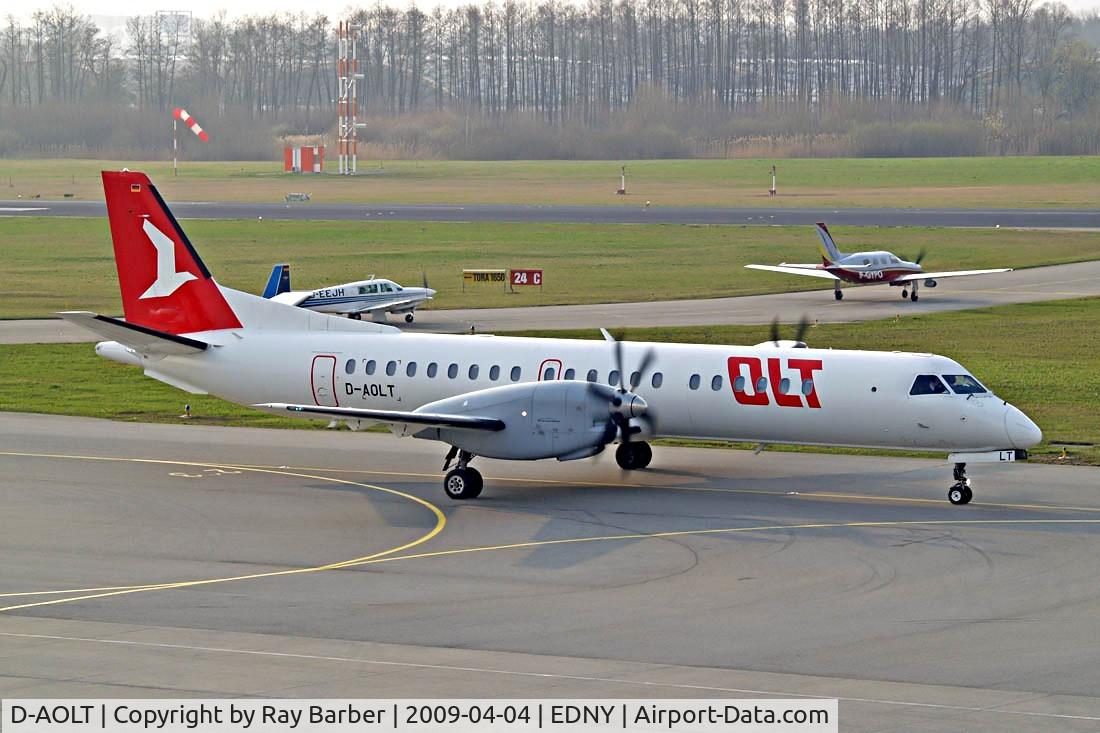 D-AOLT, 1996 Saab 2000 C/N 2000-037, SAAB 2000 [037] (OLT) Friedrichshafen~D 04/04/2009