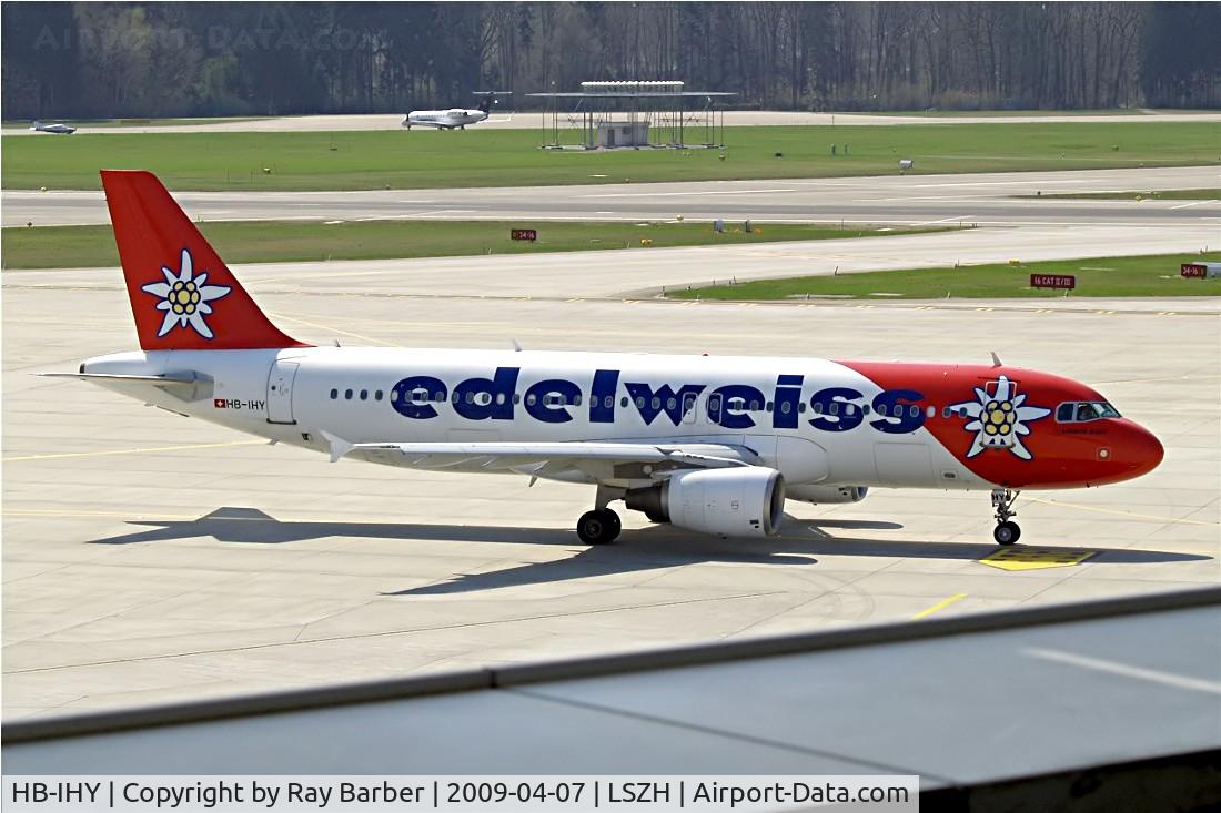 HB-IHY, 1998 Airbus A320-214 C/N 947, Airbus A320-214 [0947] (Edelweiss Air) Zurich~HB 07/04/2009