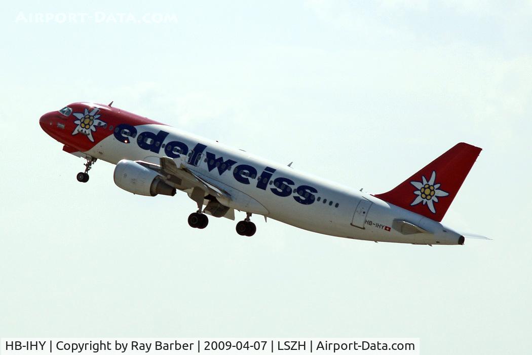 HB-IHY, 1998 Airbus A320-214 C/N 947, Airbus A320-214 [0947] (Edelweiss Air) Zurich~HB 07/04/2009