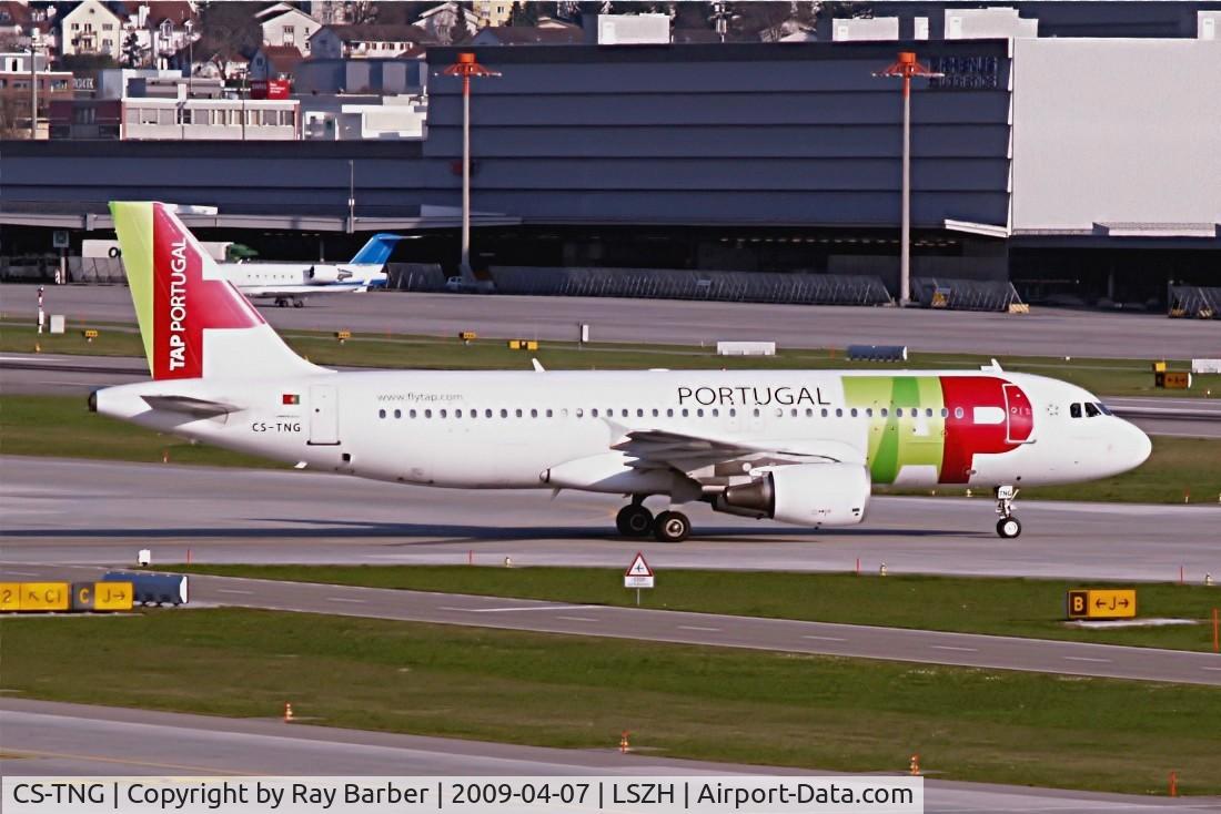 CS-TNG, 1998 Airbus A320-214 C/N 945, Airbus A320-214 [0945] (TAP Portugal) Zurich~HB 07/04/2009