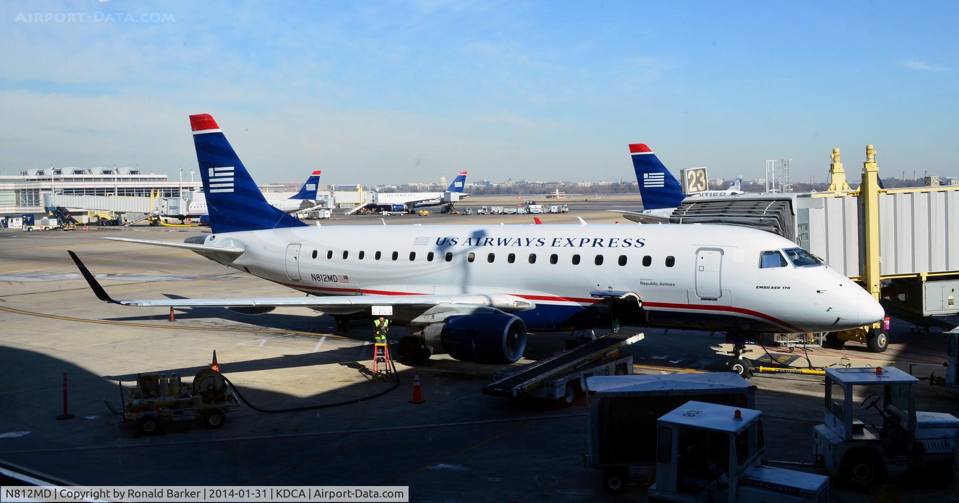 N812MD, 2004 Embraer 170SU (ERJ-170-100SU) C/N 17000030, Gate 23 National