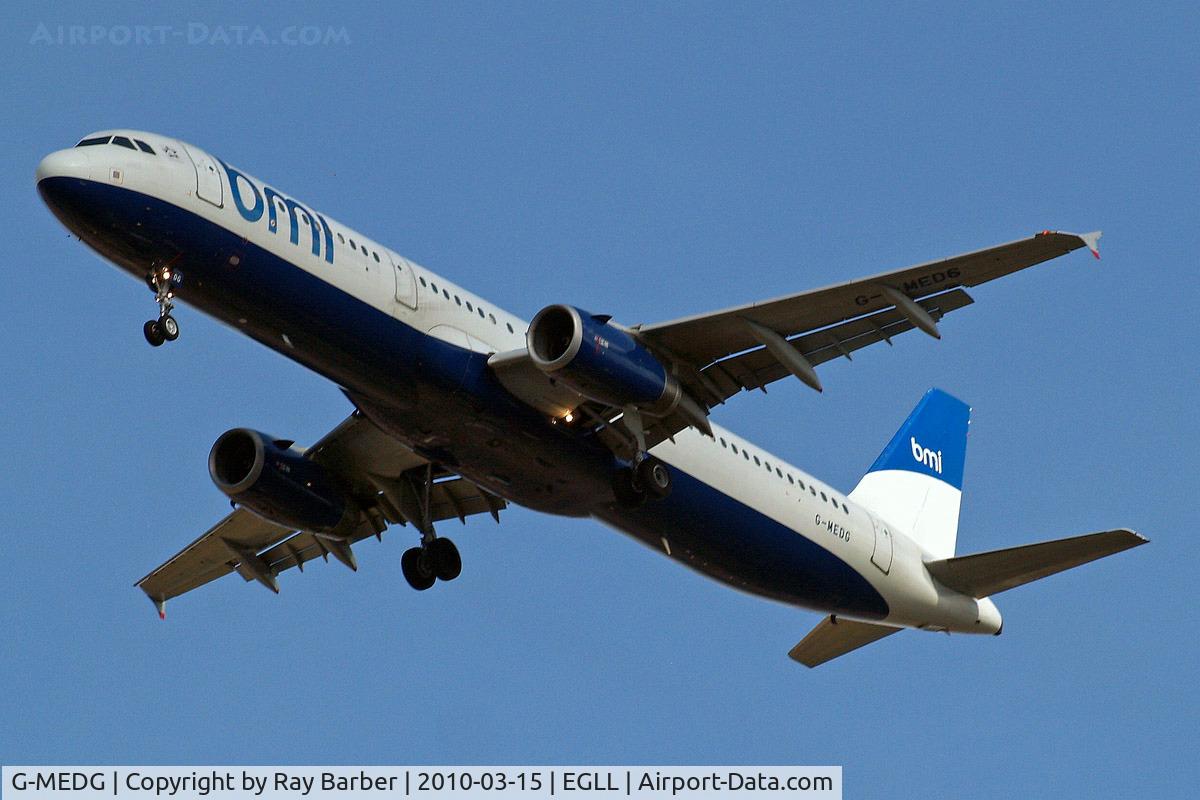 G-MEDG, 2002 Airbus A321-231 C/N 1711, Airbus A321-231 [1711] (bmi British Midland) Home~G 15/03/2010