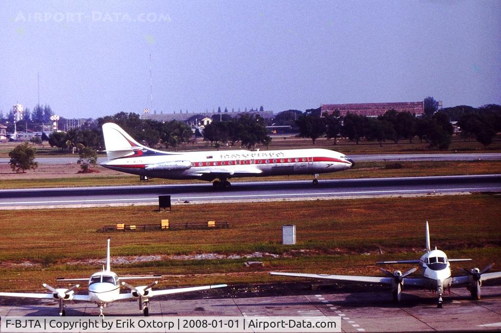 F-BJTA, 1960 Sud Aviation SE-210 Caravelle III C/N 53, F-BJTA taking off from BKK Don Muang airport