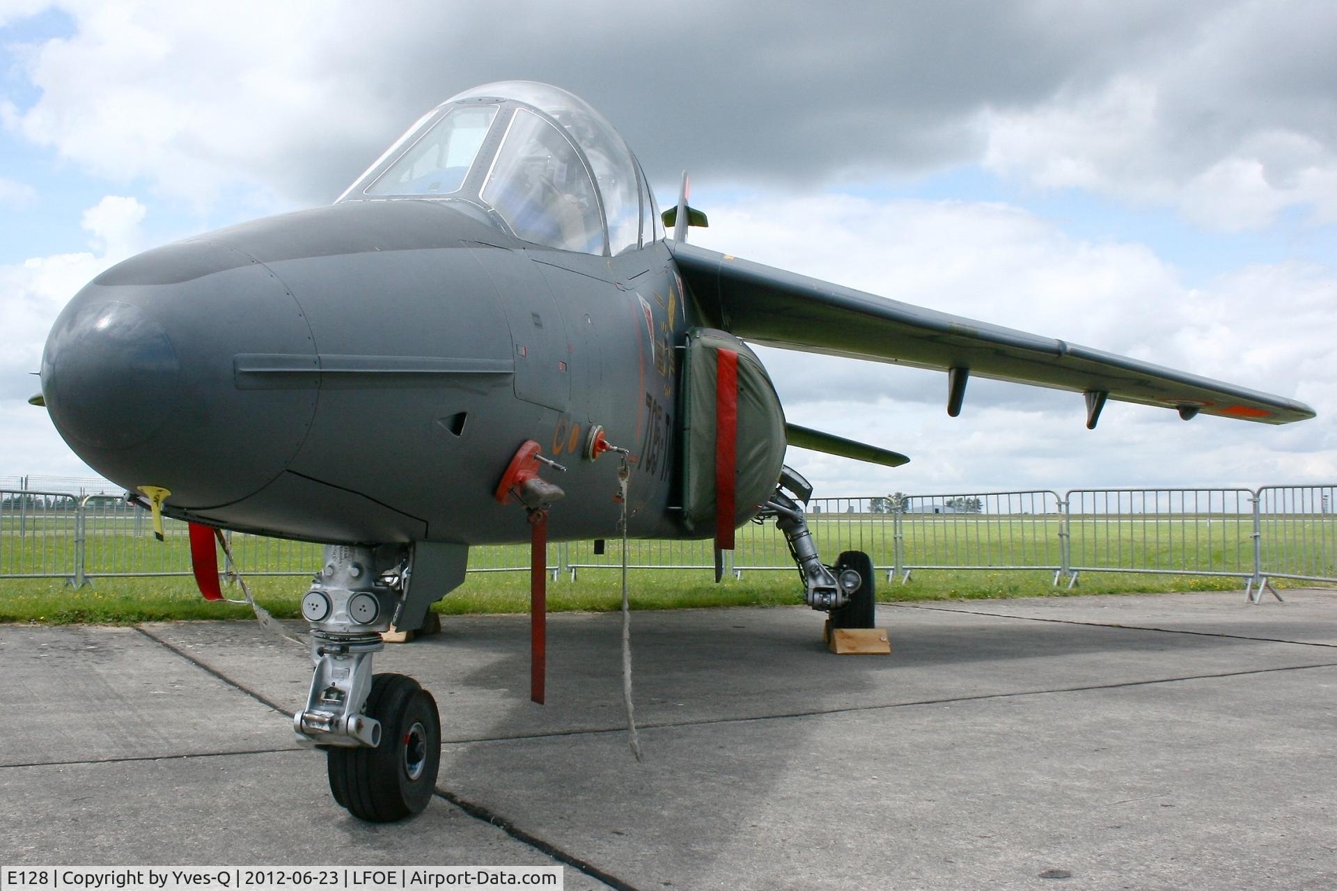 E128, Dassault-Dornier Alpha Jet E C/N E128, French Air Force Dassault-Dornier Alpha Jet E (705-TM), Evreux-Fauville Air Base 105 (LFOE) open day 2012