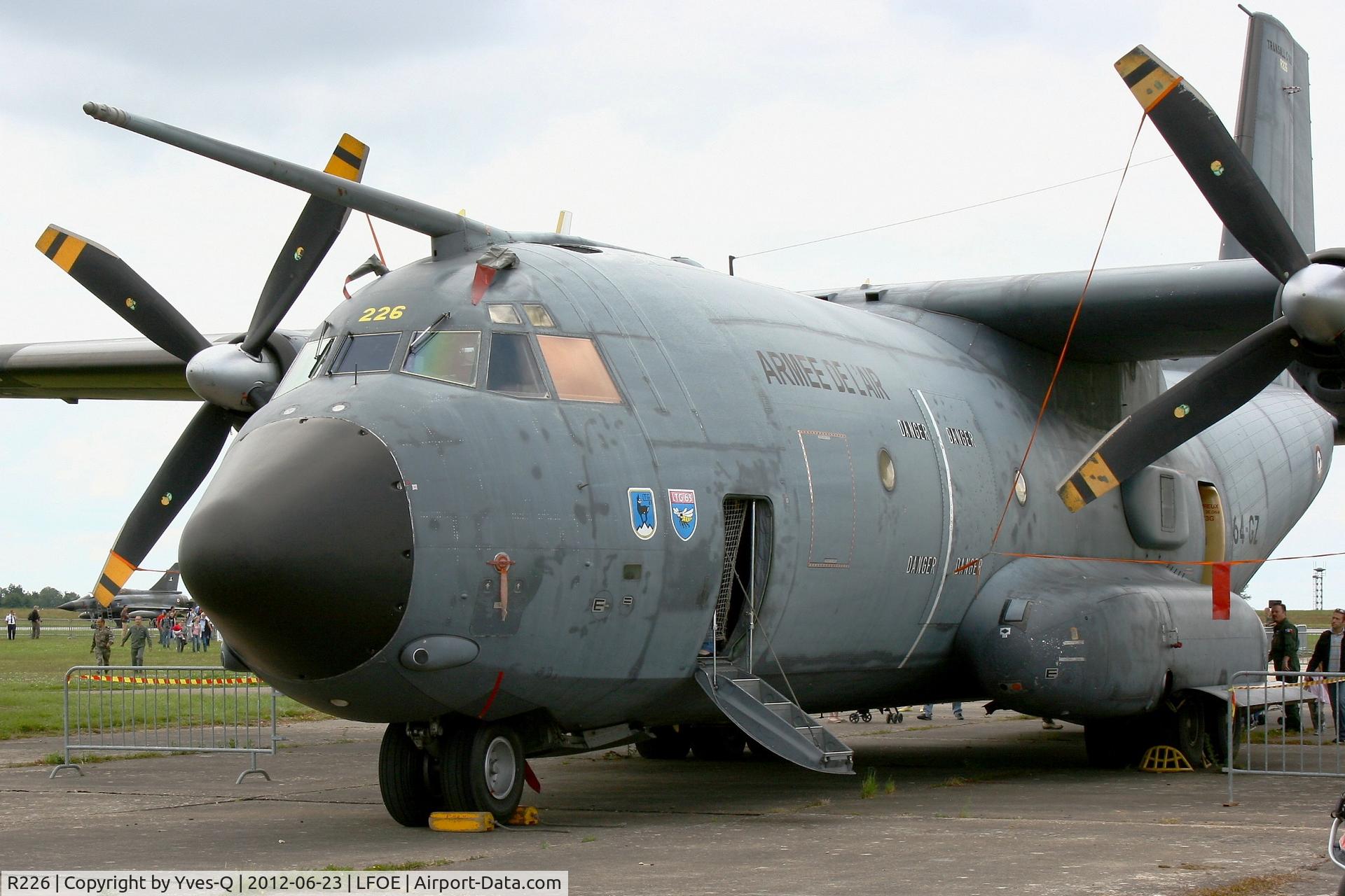 R226, Transall C-160R C/N 229, Transall C-160R, Static display,  Evreux-Fauville Air Base 105(LFOE) open day 2012