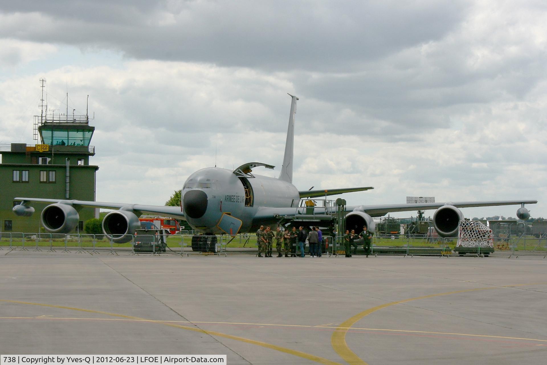 738, 1963 Boeing C-135FR Stratotanker C/N 18698, French Air Force Boeing C-135FR Stratotanker (93-CJ), static display, Evreux-Fauville Air Base 105 (LFOE) open day 2012