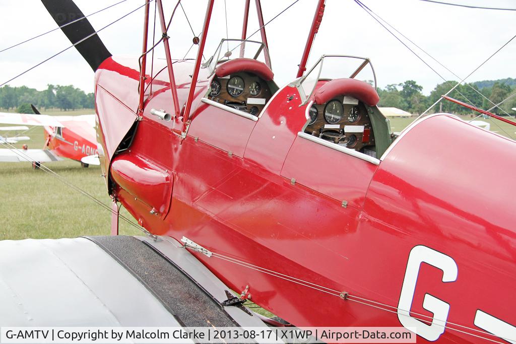 G-AMTV, 1935 De Havilland DH-82A Tiger Moth II C/N 3858, De havilland DH-82A Tiger Moth II at The De Havilland Moth Club's 28th International Moth Rally at Woburn Abbey. August 2013.