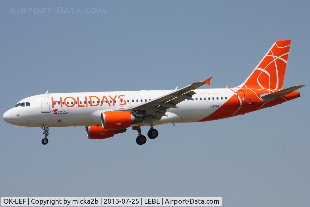OK-LEF, 2006 Airbus A320-214 C/N 2758, Landing