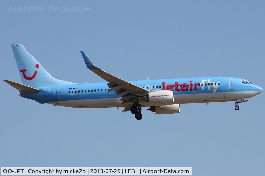 OO-JPT, 2007 Boeing 737-8K5 C/N 34691, Landing