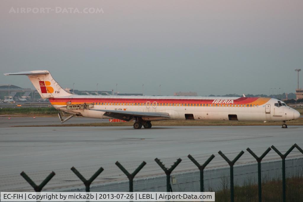 EC-FIH, 1991 McDonnell Douglas MD-88 C/N 53196, Stored