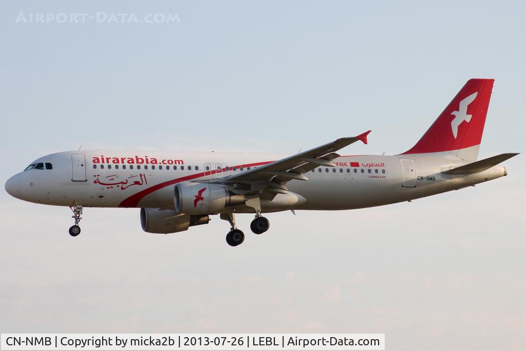 CN-NMB, 2009 Airbus A320-214 C/N 3833, Landing