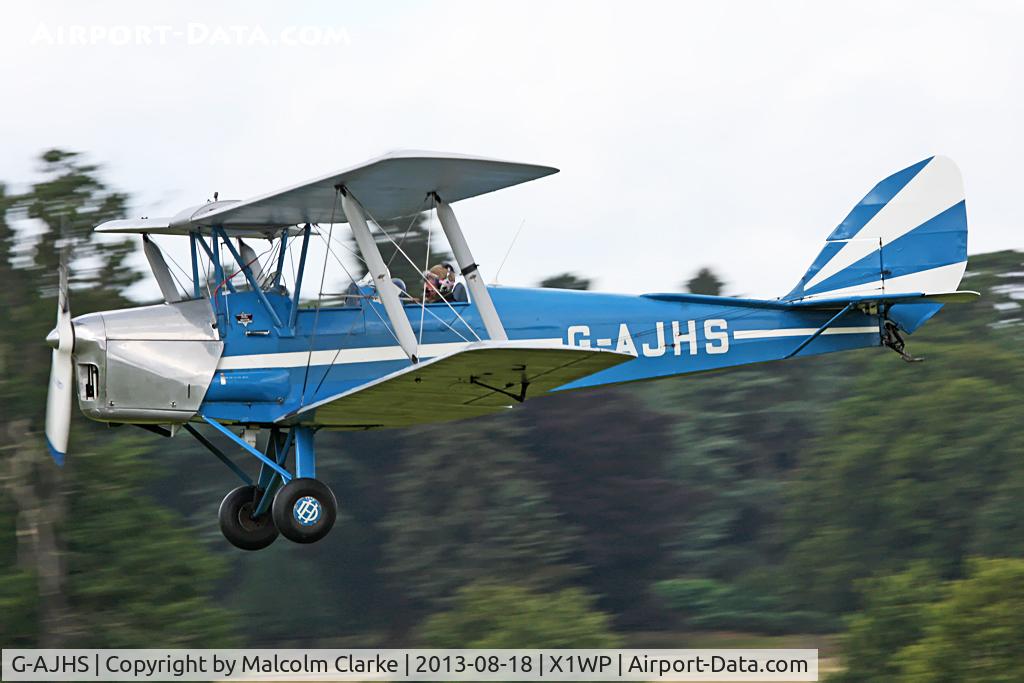 G-AJHS, 1941 De Havilland DH-82A Tiger Moth II C/N 82121, De havilland DH-82A Tiger Moth II at The De Havilland Moth Club's 28th International Moth Rally at Woburn Abbey. August 2013.