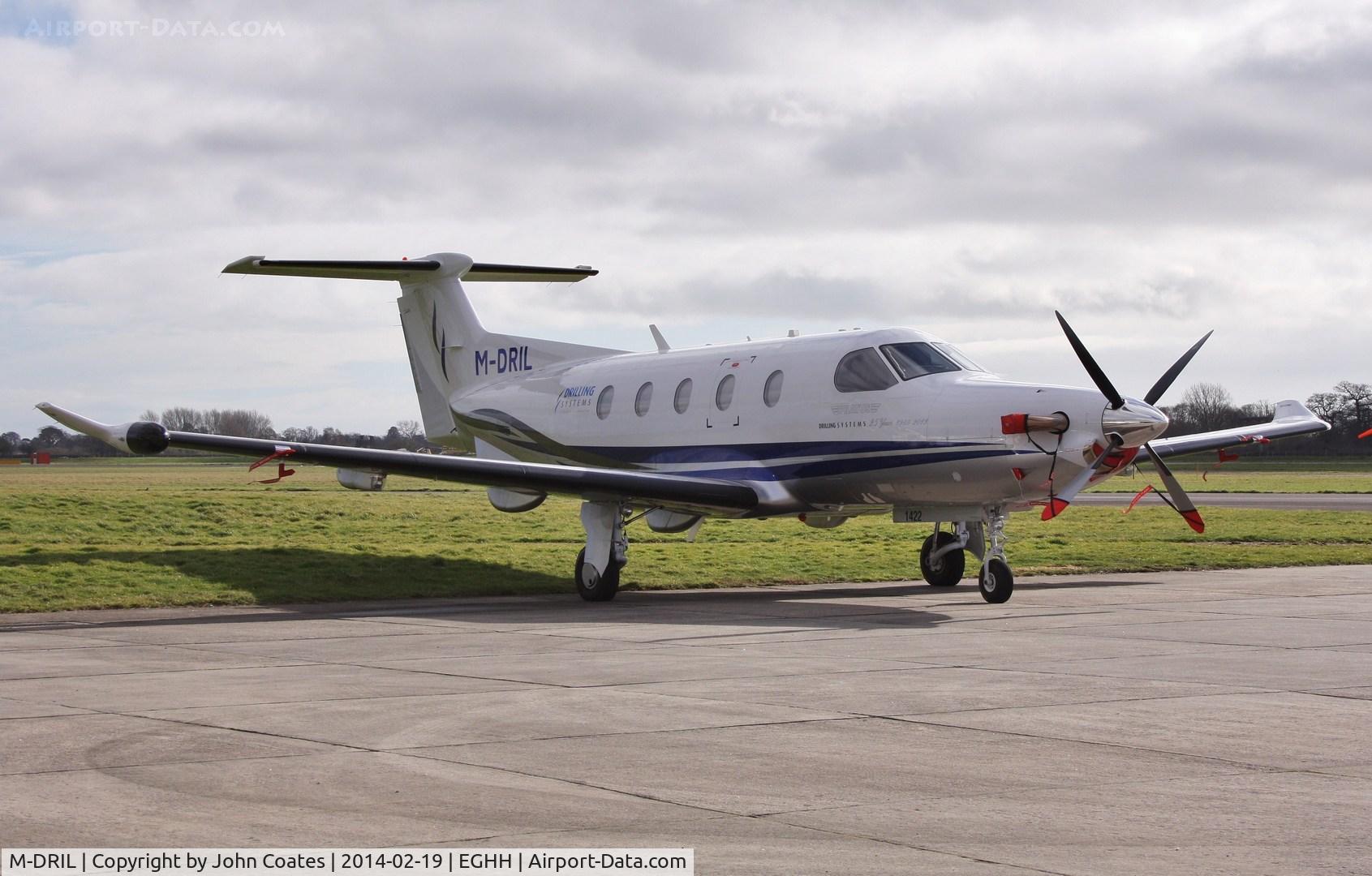 M-DRIL, 2013 Pilatus PC-12/47E C/N 1422, 2nd PC12 with this reg at Pilatus Centre