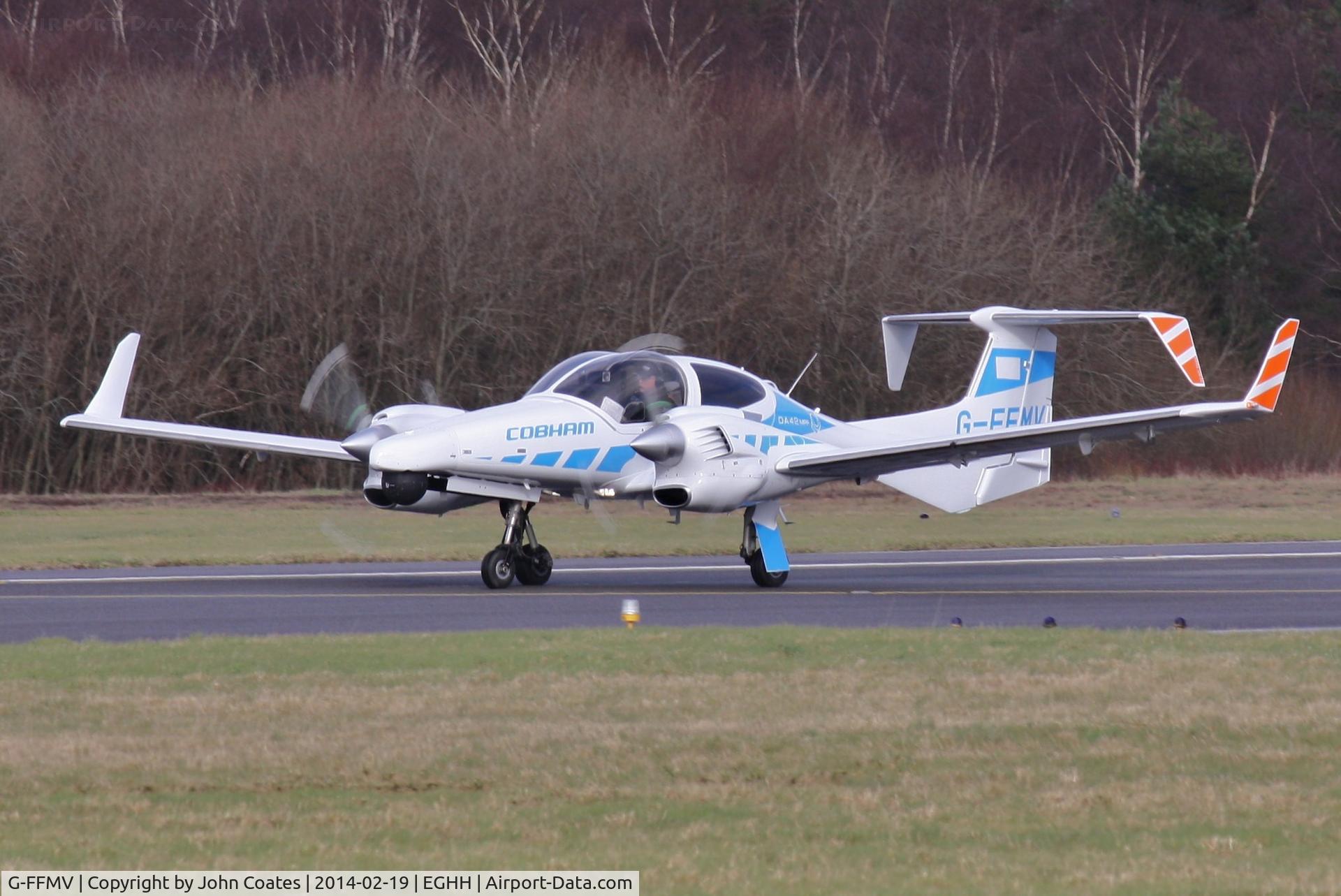 G-FFMV, 2013 Diamond DA-42NG Twin Star C/N 42.MN029, Rolling on 26