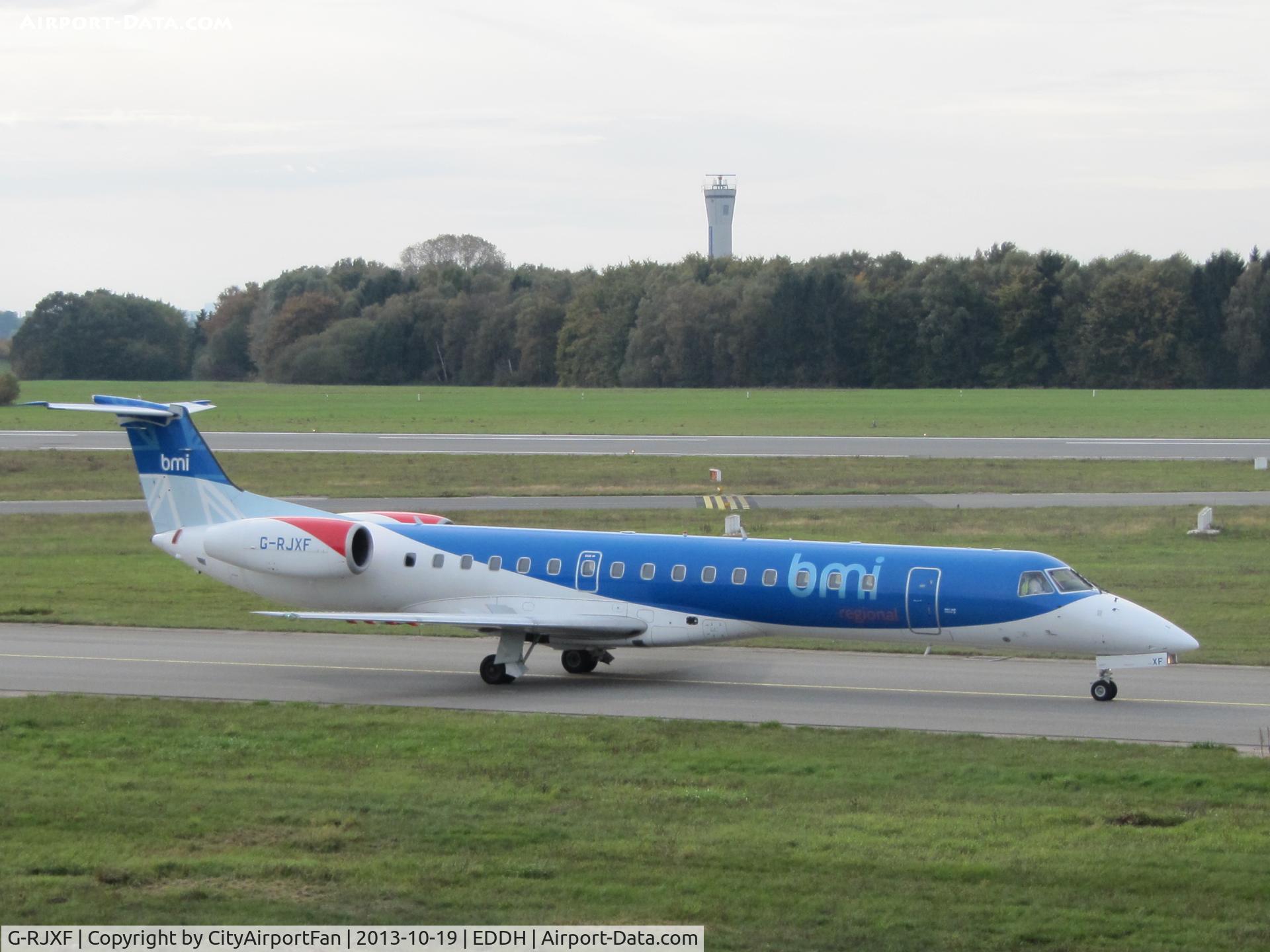 G-RJXF, 2000 Embraer EMB-145EP (ERJ-145EP) C/N 145280, BMI Regional Limited taxiing for Takeoff