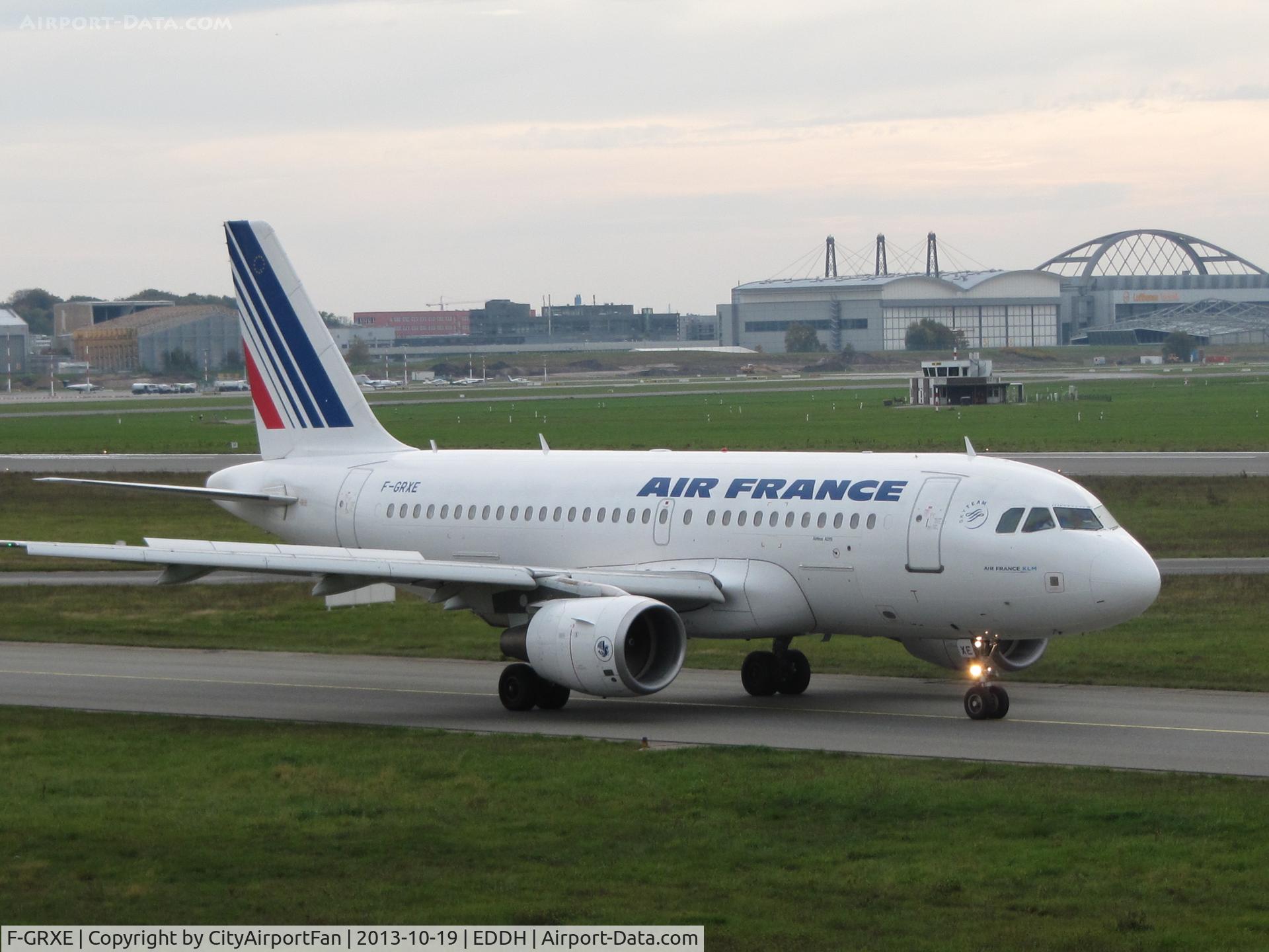 F-GRXE, 2002 Airbus A319-111 C/N 1733, Air France