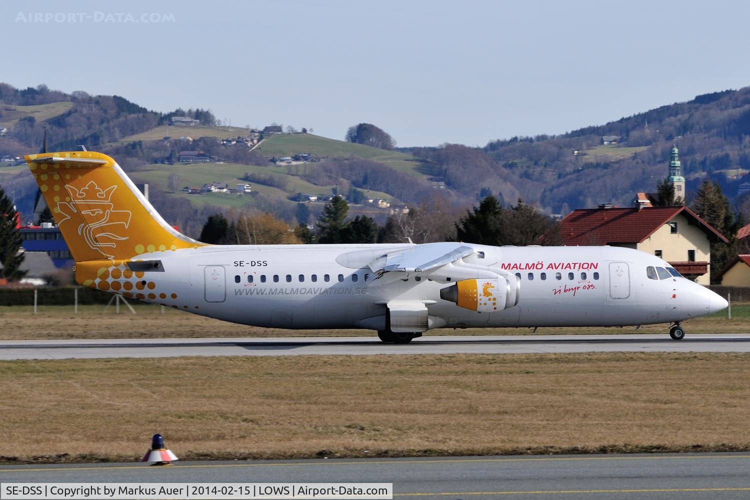 SE-DSS, 1994 British Aerospace Avro 146-RJ100 C/N E3245, Wintercharter