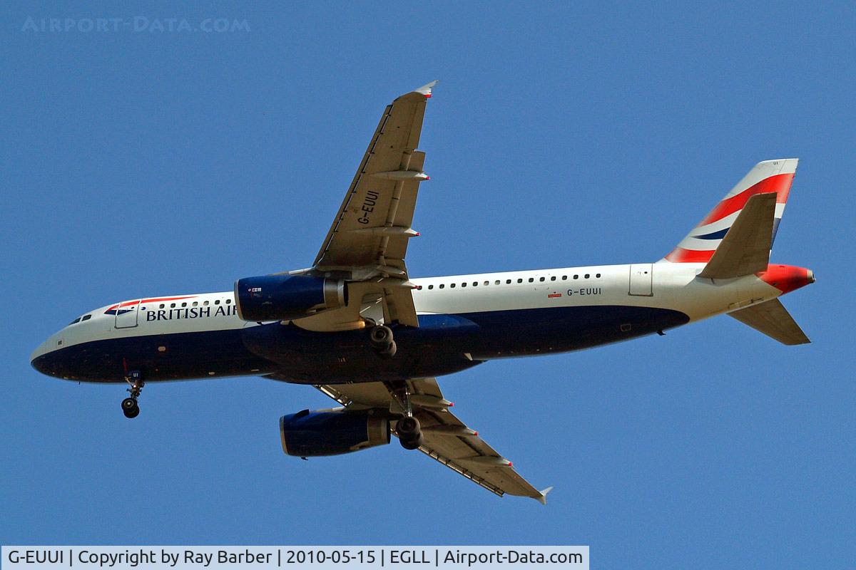 G-EUUI, 2002 Airbus A320-232 C/N 1871, Airbus A320-232 [1871] (British Airways) Home~G 15/05/2010