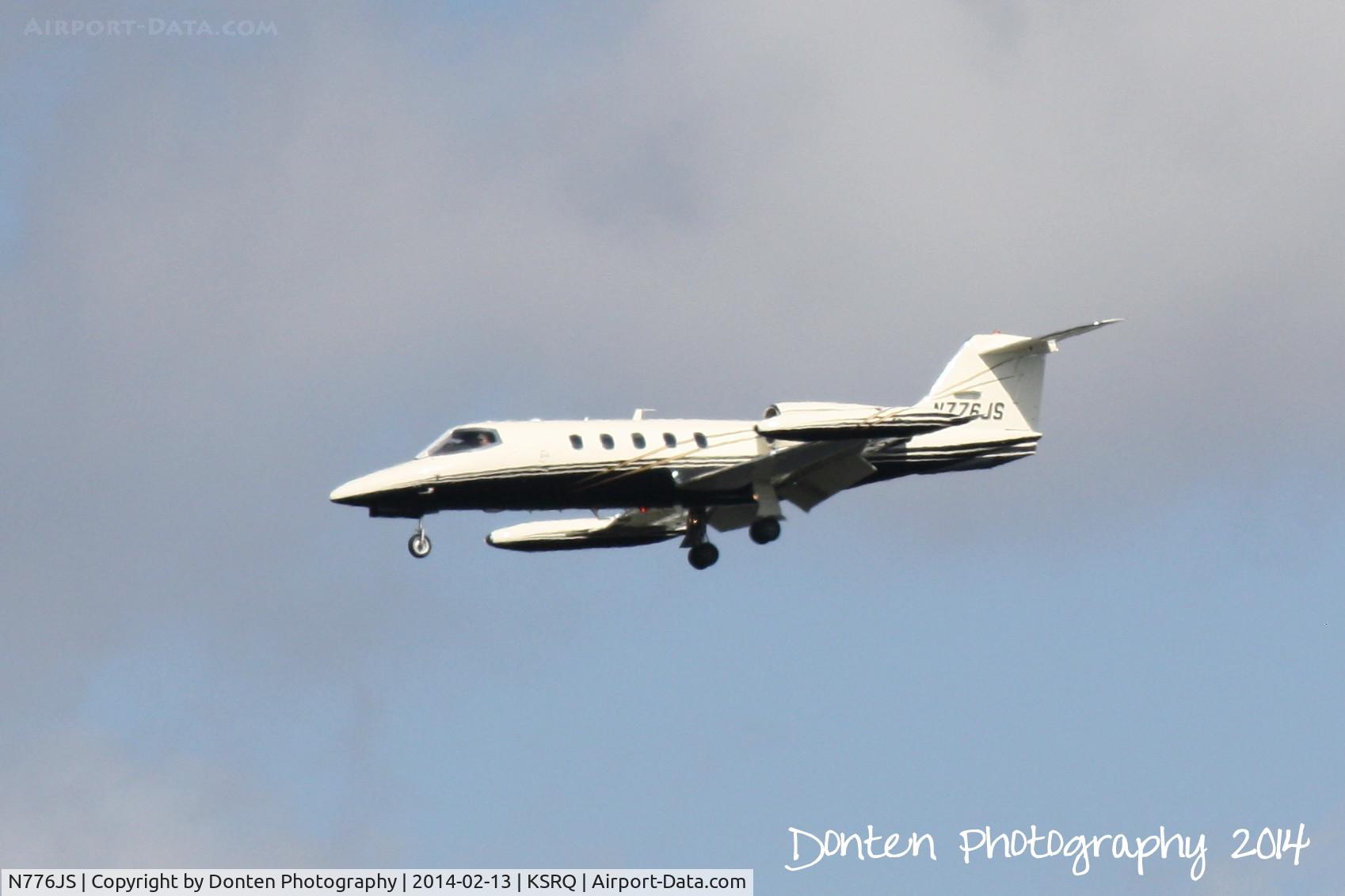 N776JS, 1982 Gates Learjet Corp. 35A C/N 476, N776JS arrives at SRQ