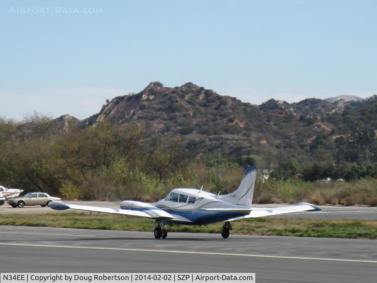 N34EE, 1966 Piper PA-30 Twin Comanche Twin Comanche C/N 30-1138, 1966 Piper PA-30 TWIN COMANCHE, two Lycoming IO-320 160 Hp each, takeoff roll Rwy 04