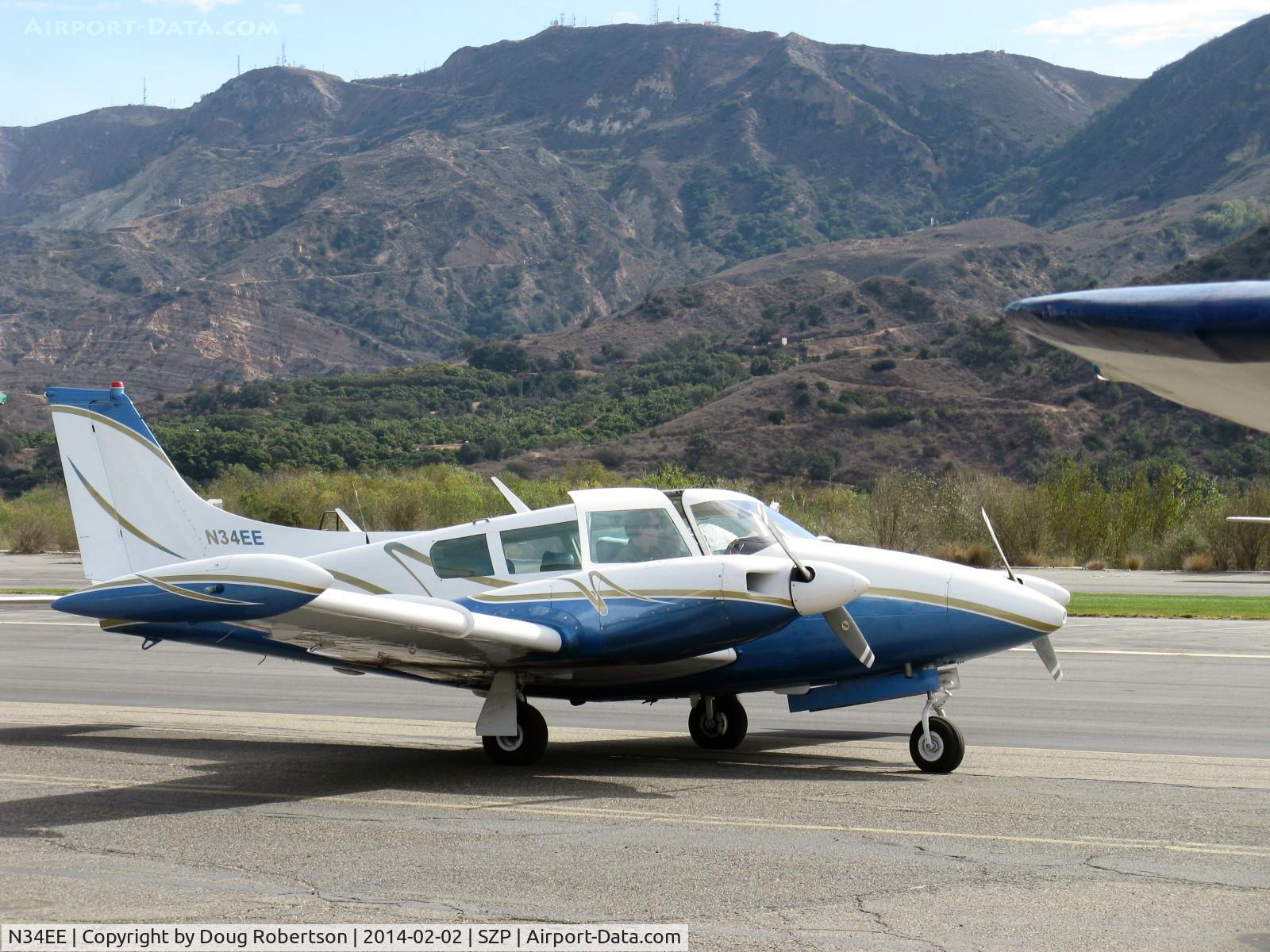 N34EE, 1966 Piper PA-30 Twin Comanche Twin Comanche C/N 30-1138, 1966 Piper PA-30 TWIN COMANCHE, two Lycoming IO-320s 160 Hp each, tip tanks, awaiting lineup and traffic for 04